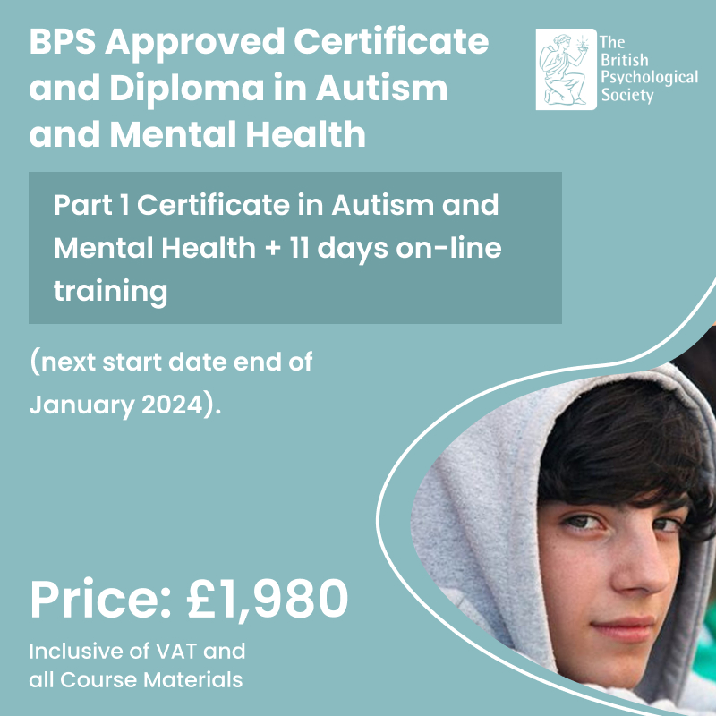 Certificate and Diploma in Autism - BPS Approved | NCAMH